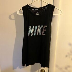 Nike Black Sleeveless Tank Top